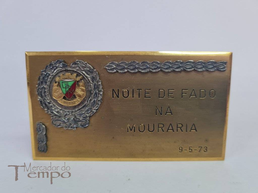  Placa comemorativa Noite de Fado na Mouraria em 1973