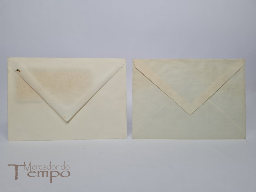Conjunto de 2 envelopes antigos da Companhia Nacional de Navegação
