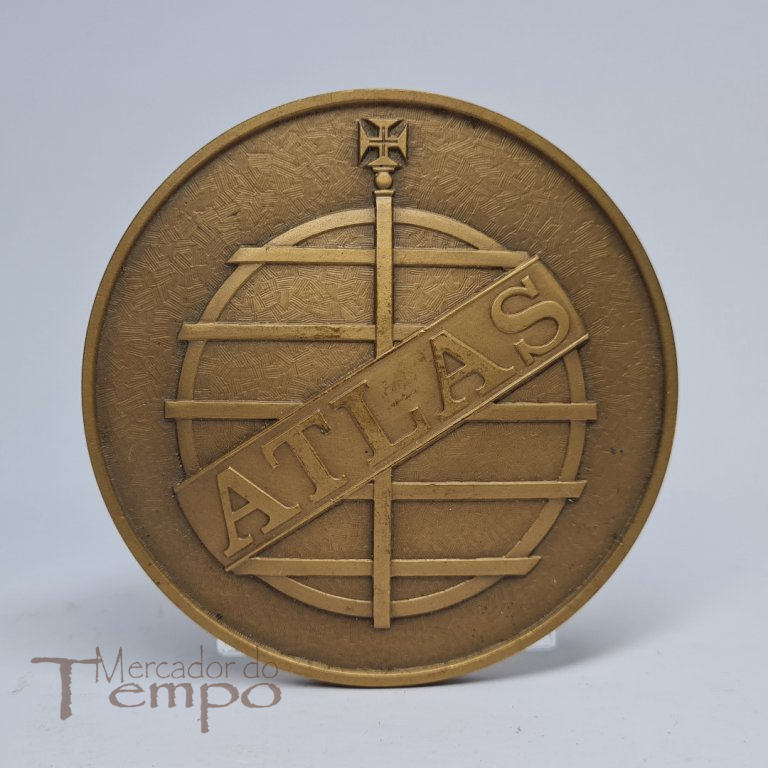 Medalha bronze 50 anos Companhia Seguros Atlas