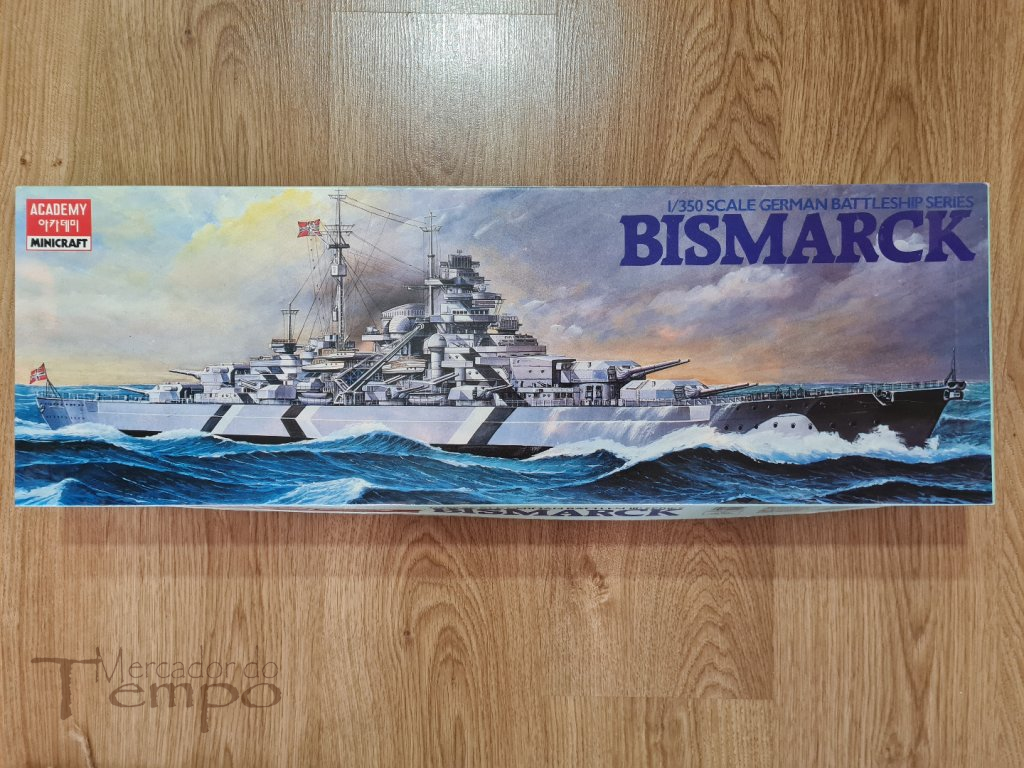 KIt barco de guerra Alemão BISMARCK esc. 1/350,  Academy