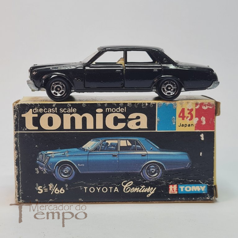 Miniatura Tomica Toyota Century #43, com caixa original