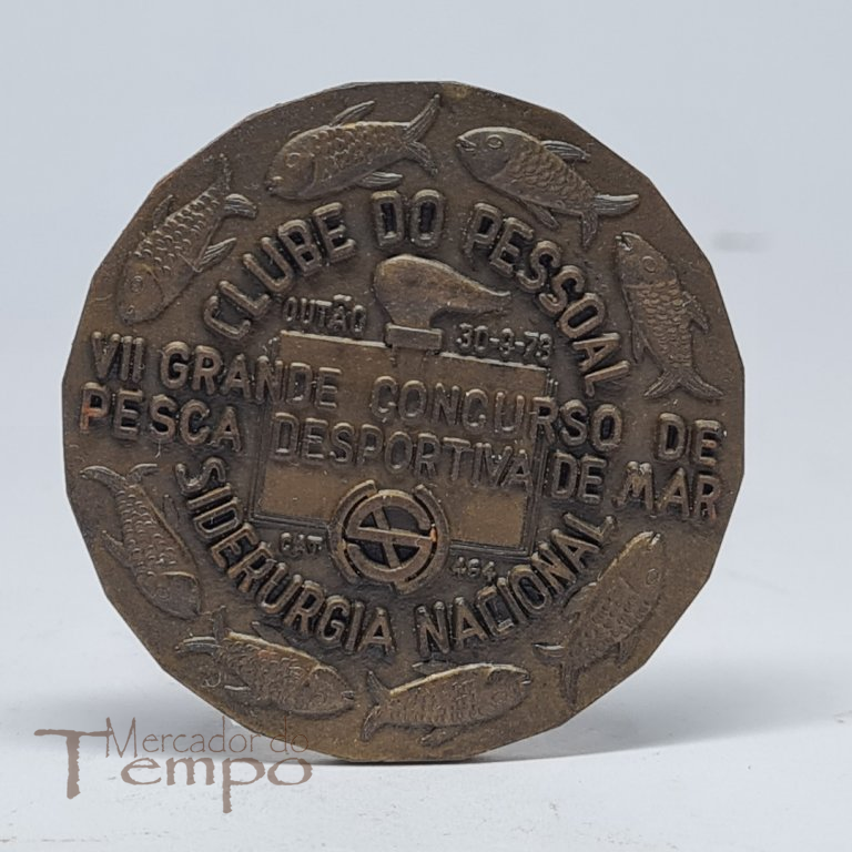 Medalha bronze Clube Pessoal da Siderurgia Nacional 1973