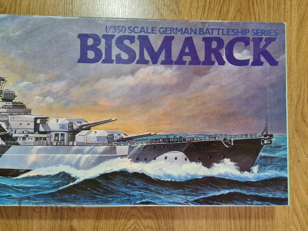 KIt barco de guerra Alemão BISMARCK esc. 1/350,  Academy