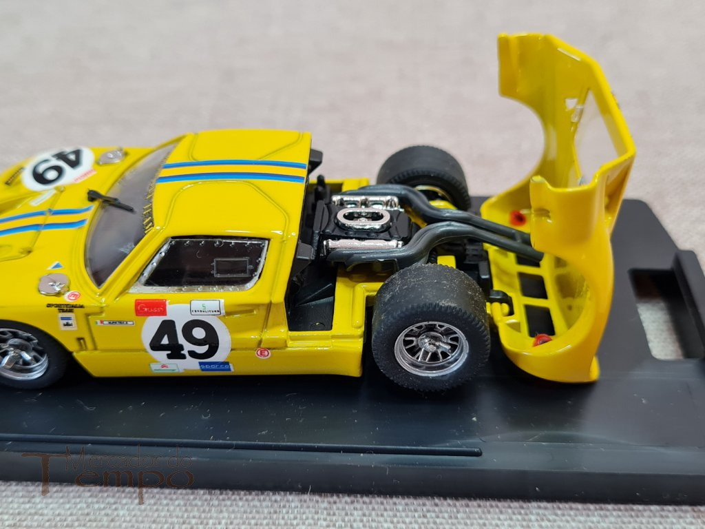 Miniatura 1/43 Bang Ford GT 40 amarelo Sportitalia Team