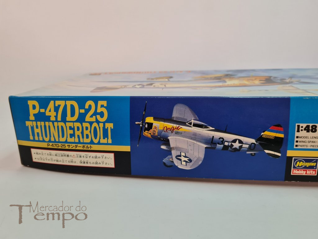 Kit Avião Militar 1/48 Hasegawa Thunderbolt P-47D-25