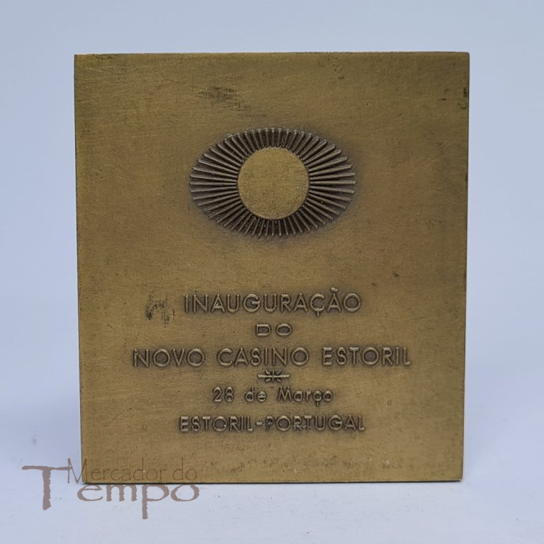 Medalha bronze Inauguração do Novo Casino Estoril 1968