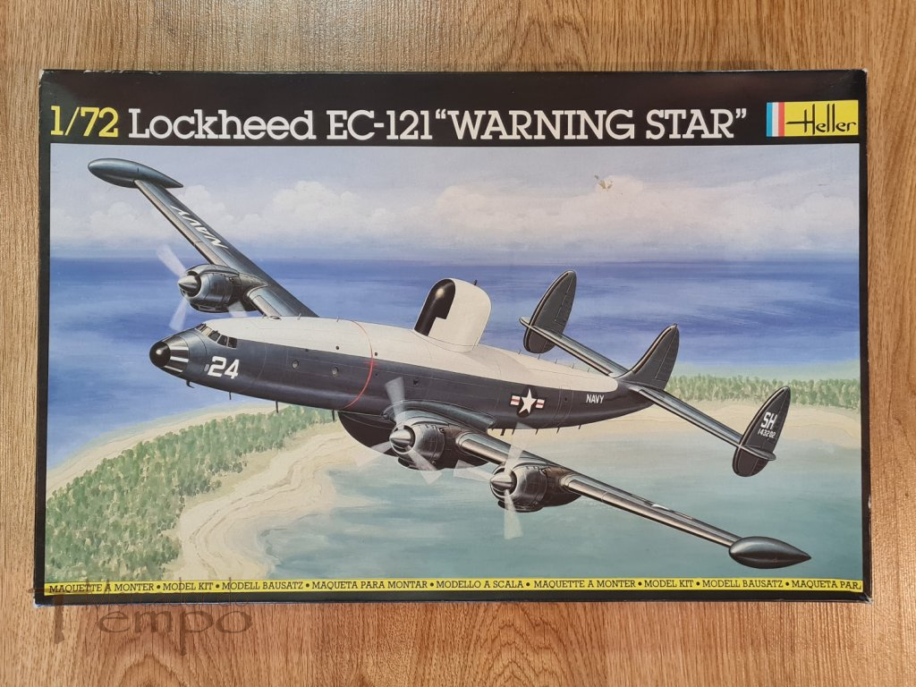 Kit Heller escala 1/72 Avião Lockeed EC-21 Warning Star