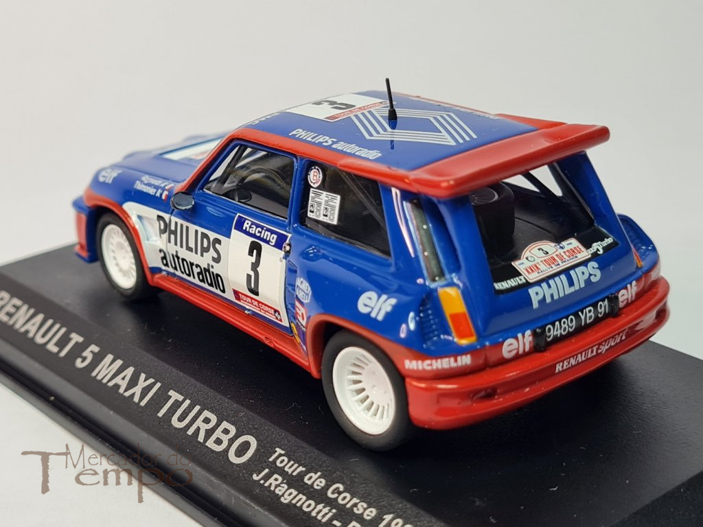 1/43 altaya Tour de Corse 1985, Renault 5 Maxi Turbo
