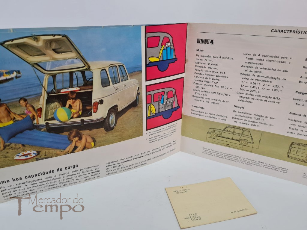 Brochura original da Renault 4L 1973