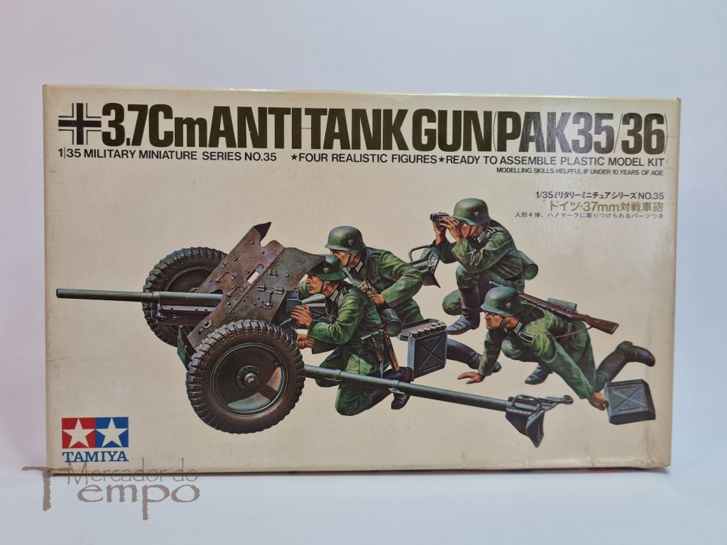 Kit Militar Tamiya 1/35 37mm Antitank Gun (Pak35/36) Ref.3535