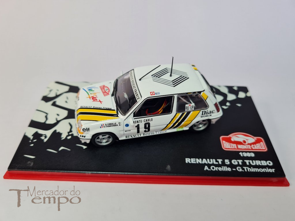 1/43 Altaya Rallye Monte-Carlo Renaul 5 GT Turbo 1989