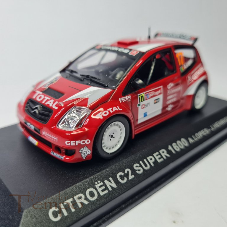 Miniatura 1/43 Altaya Rallye de Portugal 2005, Citroen C2 Super 1600