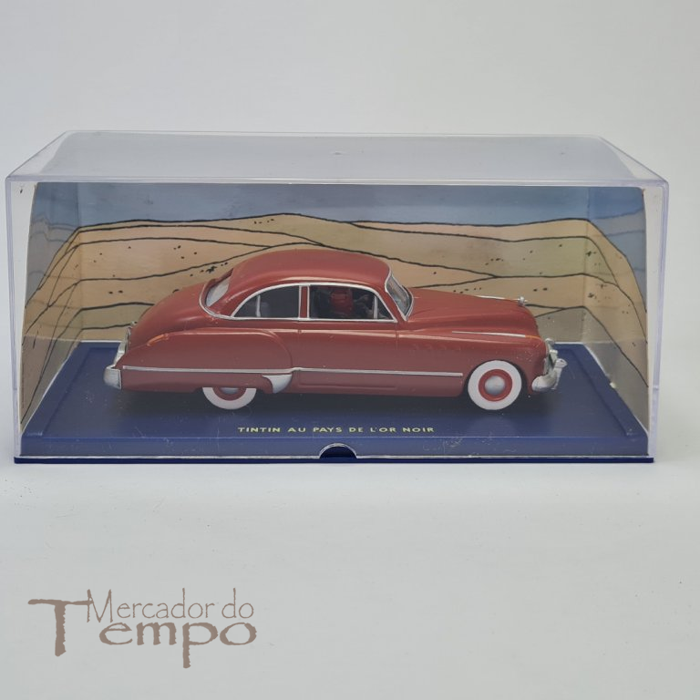 Miniatura 1/43 Tintin, Buick Sedan Tintin au pays de l'or noir, edições Atlas