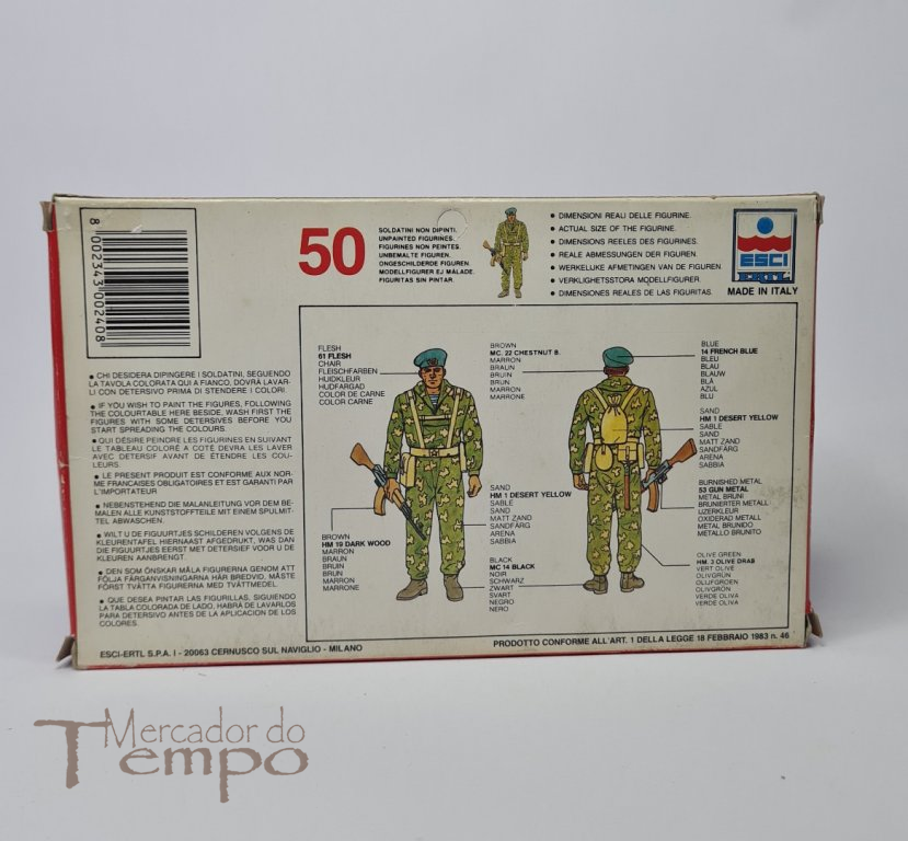 Figuras militares ESCI 1/72 Modern Russian Paratroopers Spetsnaz