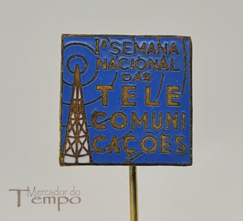 
Pin esmaltado da 1a semana Nacional das Telecomunicações
 