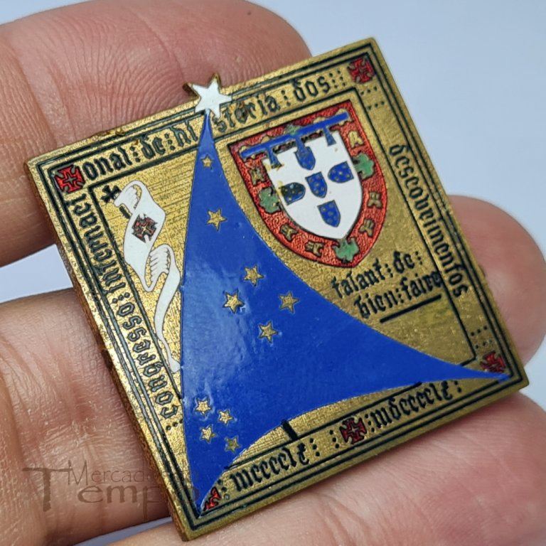 Crachá Congresso Internacional  história dos Descobrimentos 1960