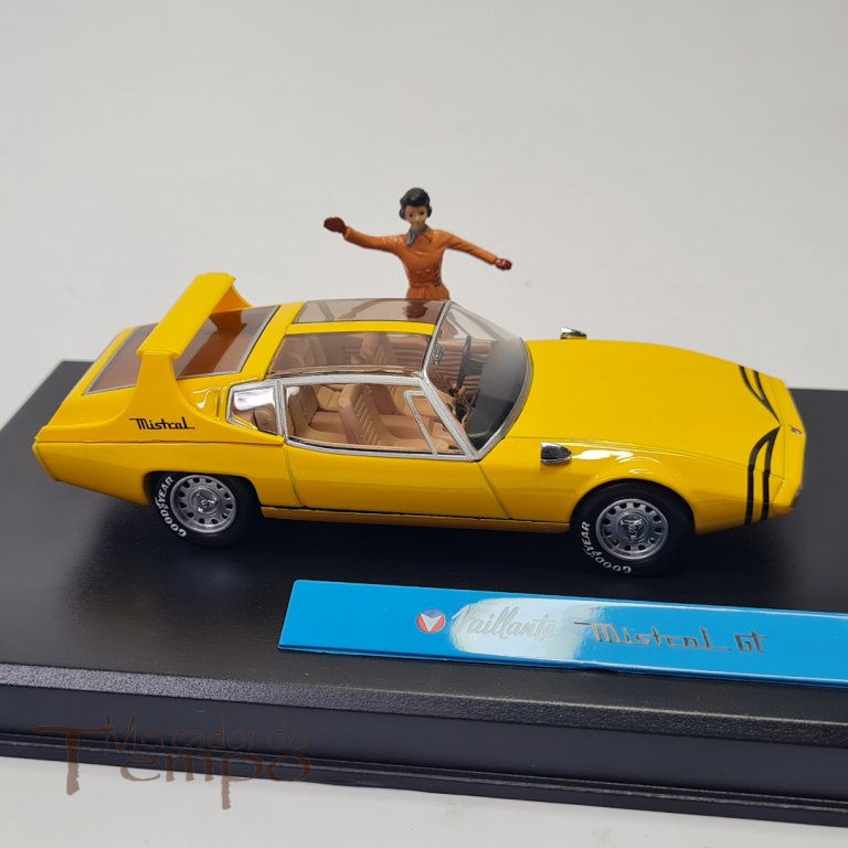 Miniatura 1/43 Michel Vaillant Vaillante Mistral GT, edições altaya