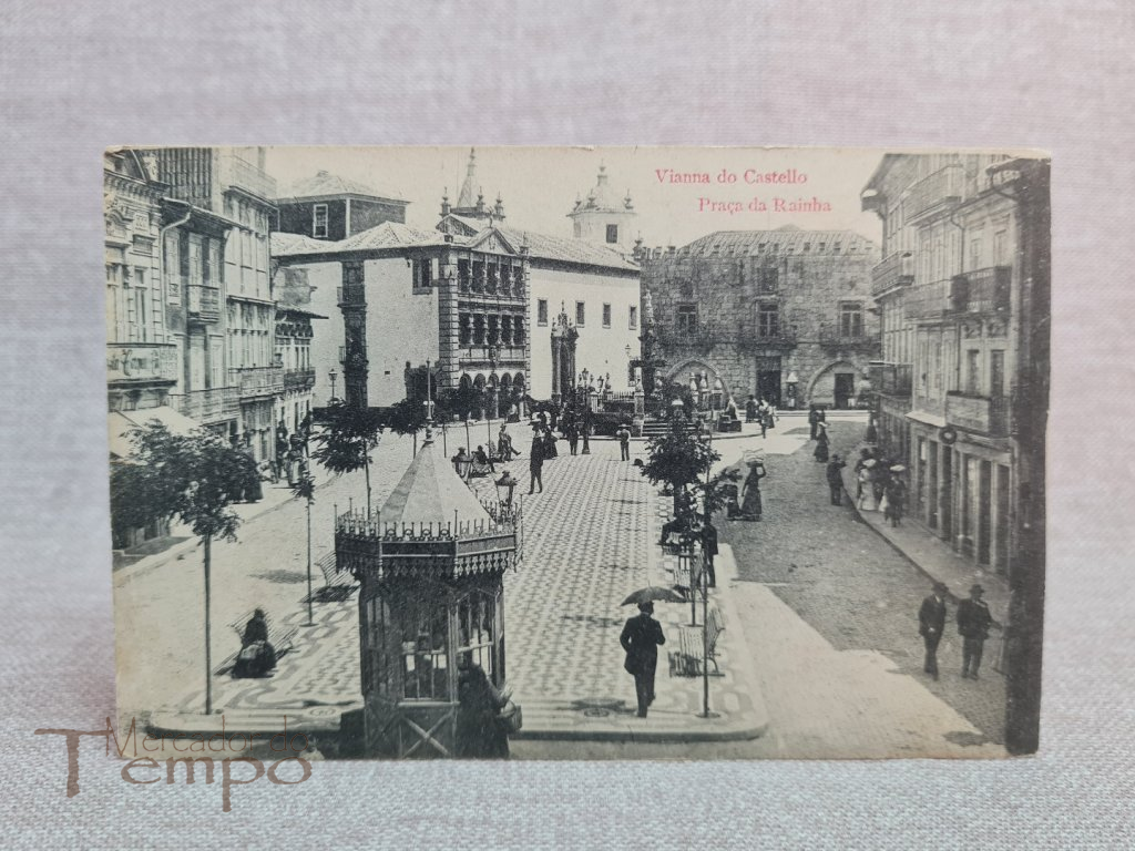 Postal Viana do Castelo - Praça da Rainha 1911