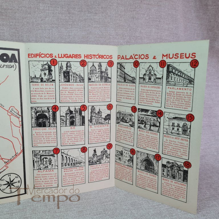 Brochura Propaganda Guia Gráfico de Lisboa anos 30/40