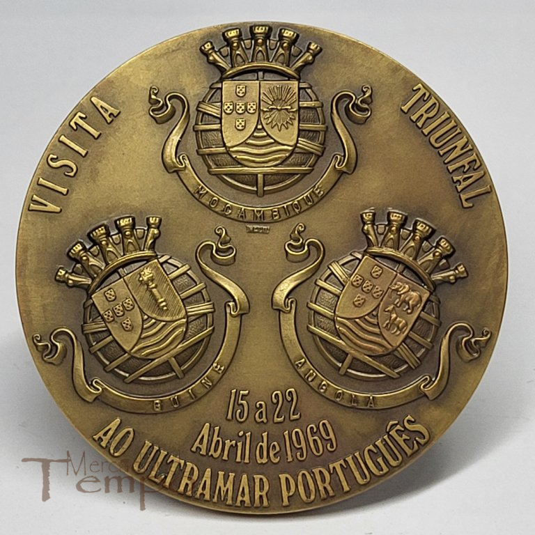 Medalha bronze Marcello Caetano, Visita ao Ultramar Português, 1969