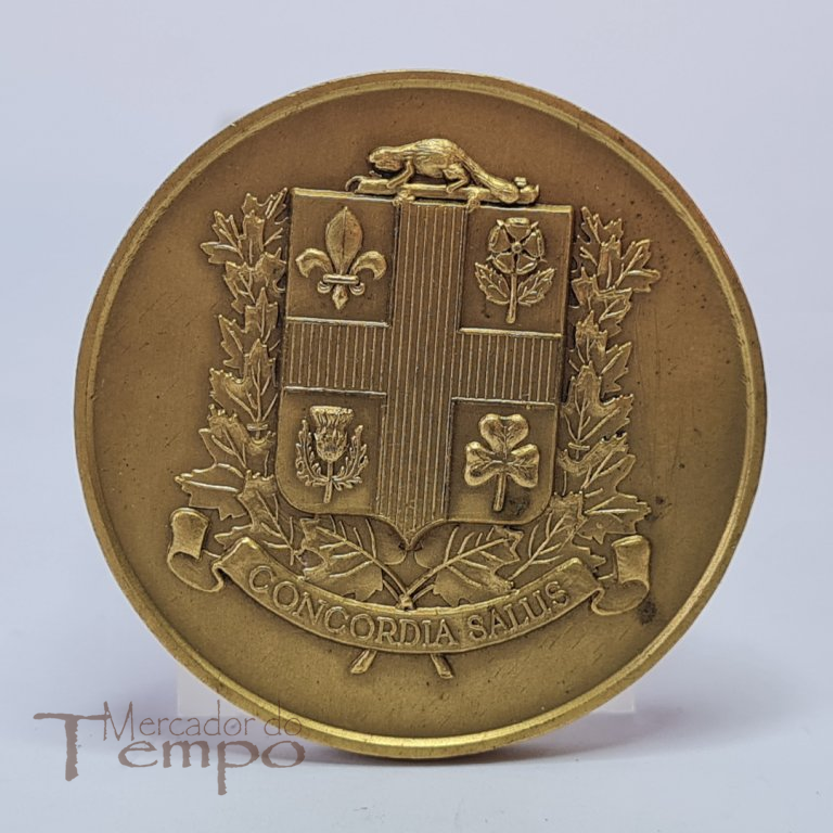 Medalha de bronze da TAP, Voo Inaugural Lisboa / Montreal, 1971
