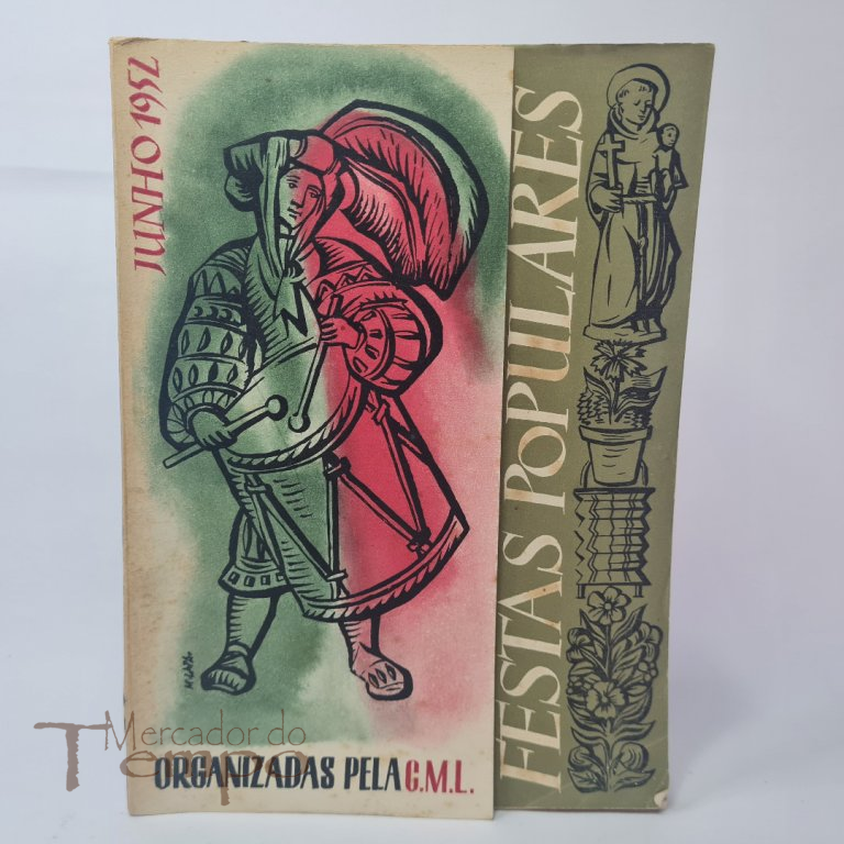 Festas Populares de Lisboa programa oficial 1952