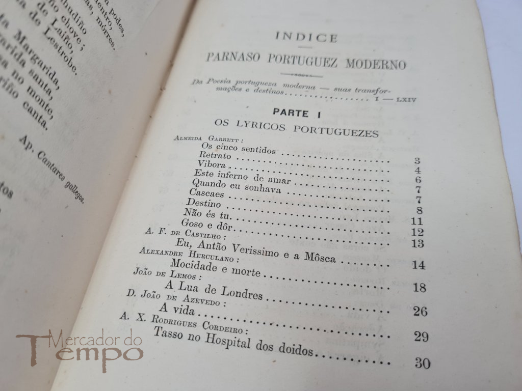 Parnaso Portuguez Moderno Theophilo Braga 1877