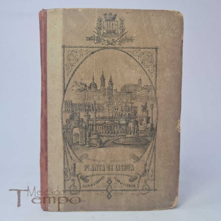 Plan de Lisbonne – Planta de Lisboa – Plan of Lisbon, Lisboa, Typ de Christovão A. Rodrigues, 1880