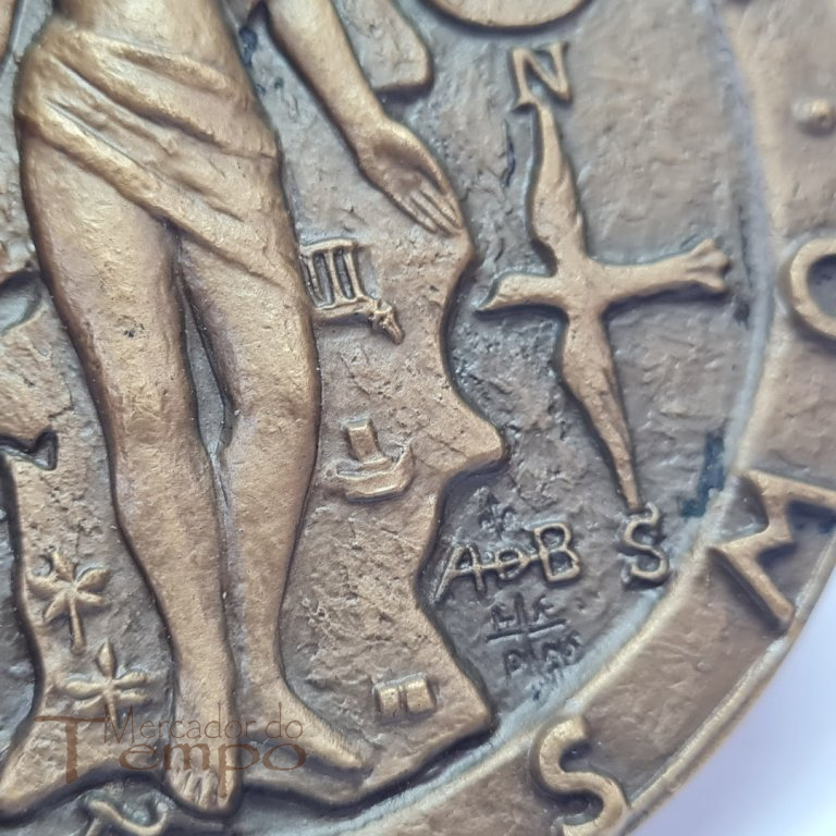 Medalha bronze Portugal / Turismo / Arte, 1956 Álvaro de Brée