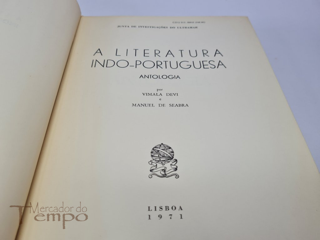 A Literatura Indo-Portuguesa Antologia 1971