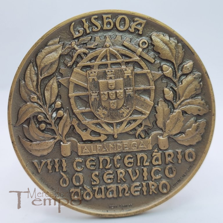 Medalha em bronze 800 anos do Foral da Cidade de Lisboa.