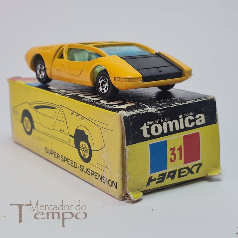 Miniatura Tomica Toyota EX7 #31, com caixa original