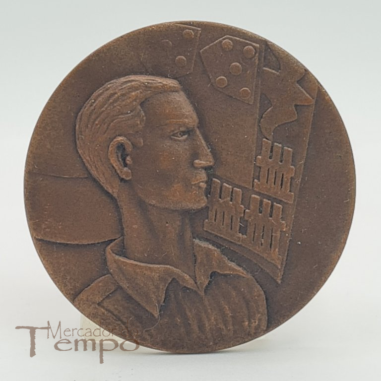 Medalha bronze Mocidade Portuguesa XXX Aniversário
