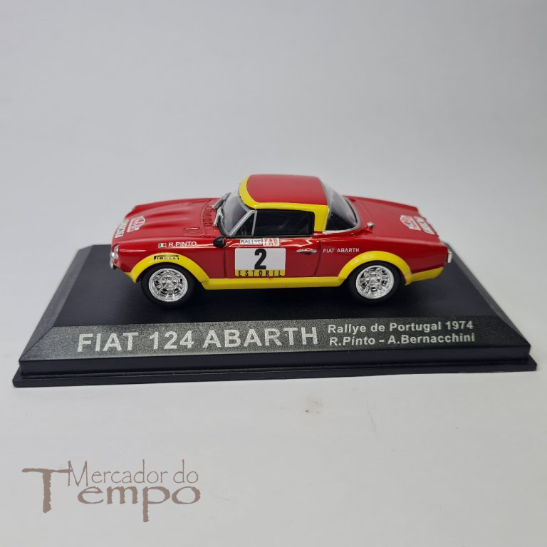 Miniatura 1/43 Altaya Rallye de Portugal 1974, Fiat 124 Abarth
