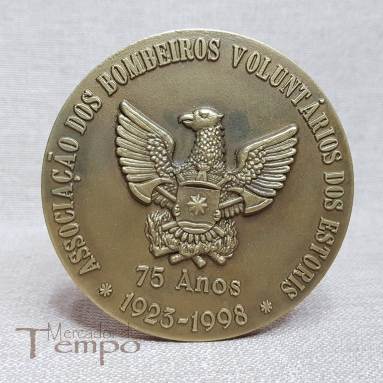 Medalha bronze Bombeiros Voluntários dos Estoris