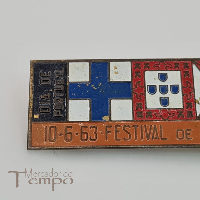 Mocidade Portuguesa Crachá / Barrete Dia de Portugal 1963