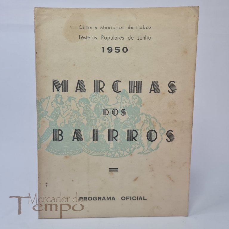 Marchas dos Bairros de Lisboa programa oficial 1950