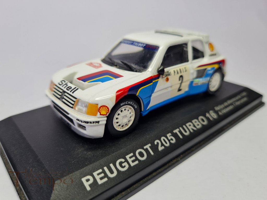 1/43 Altaya Peugeot 205 Turbo 16 Rallye de Monte Carlo 1985