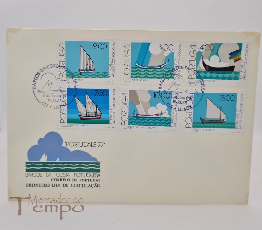 2 Envelopes 1º dia de circulação Barcos da Costa e Rios Portugueses