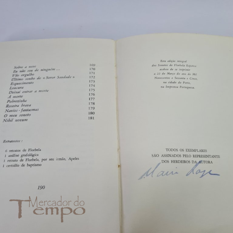 Florbela Espanca - Sonetos, Edição integral