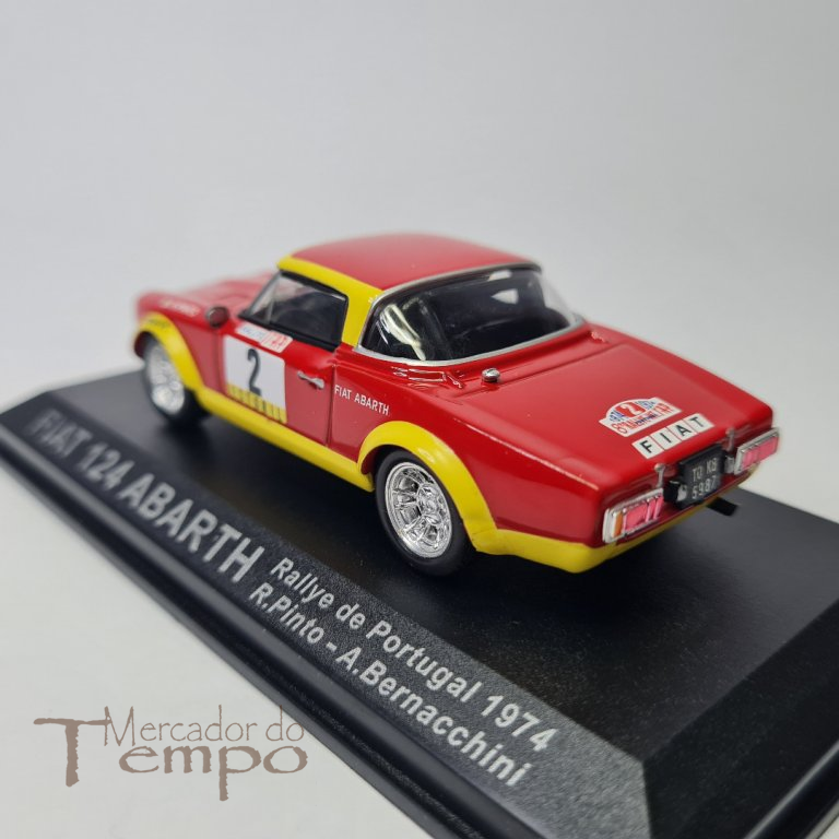 Miniatura 1/43 Altaya Rallye de Portugal 1974, Fiat 124 Abarth