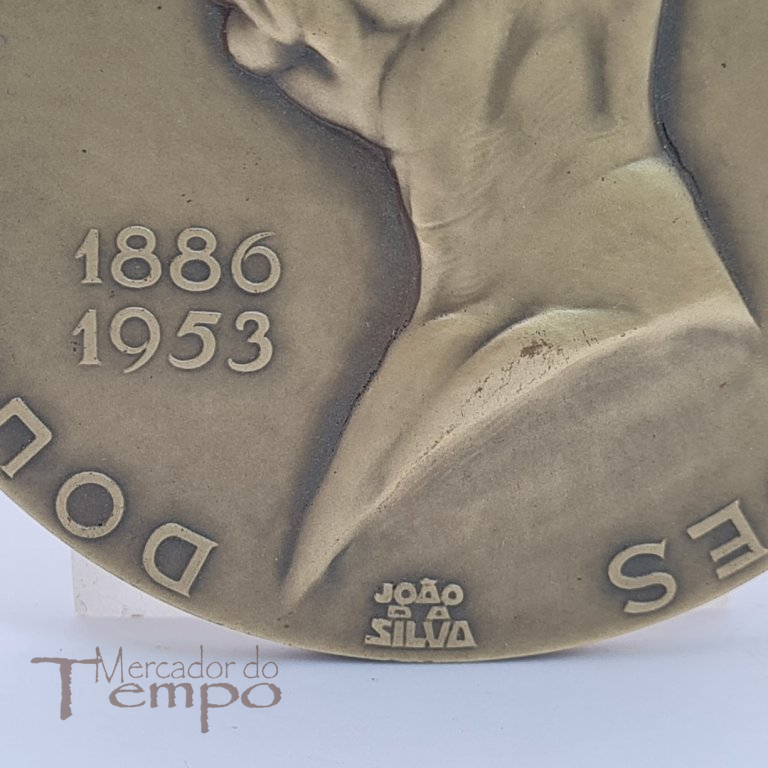 Medalha bronze Dr Alberto Mac-Bride Fernandes, João da Silva 1953