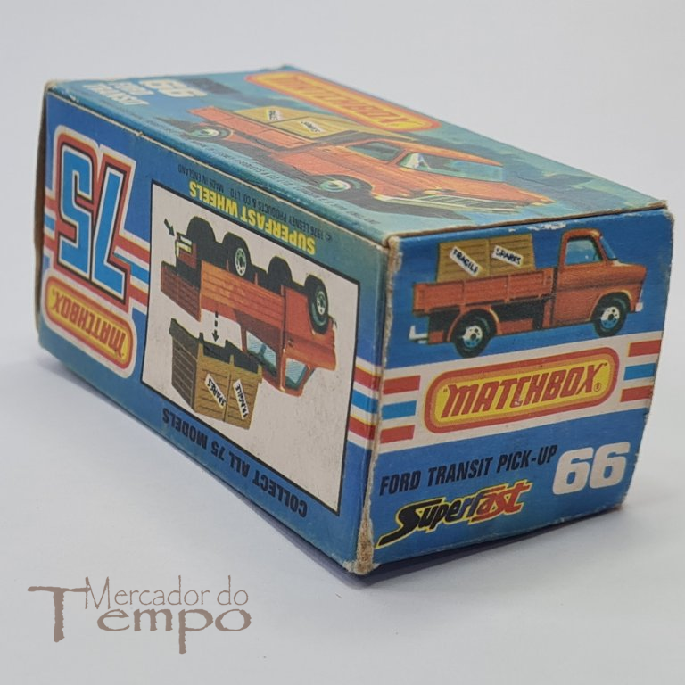 Miniatura Matchbox Ford Transit #66 com caixa original
