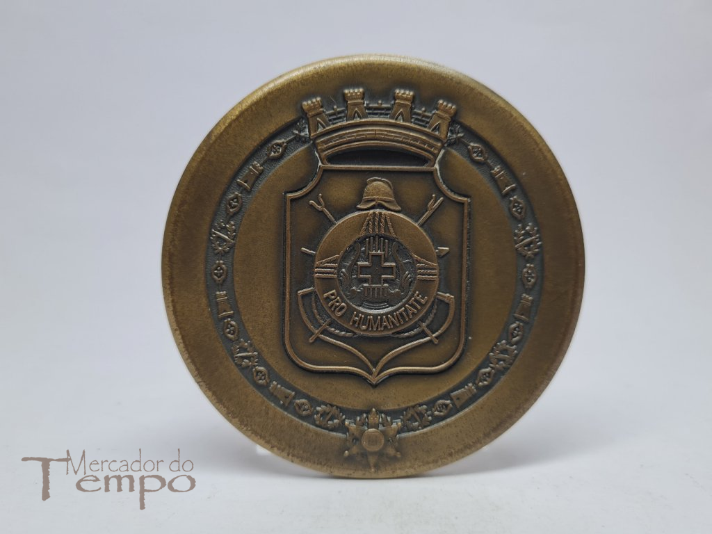 Medalha bronze 1º Cent. Bombeiros Voluntários de Cascais 1986