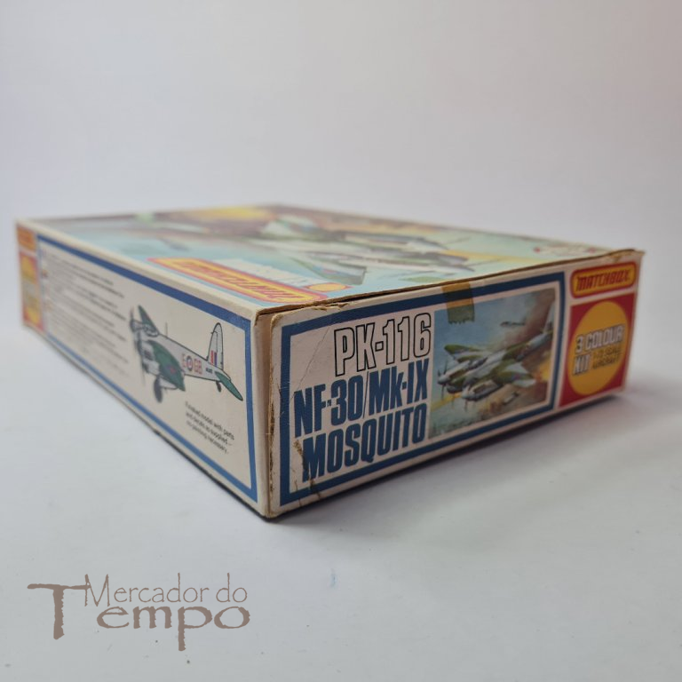 Kit vintage 1/72 Avião Matchbox PK-116 Mosquito NF-30 MK-IX