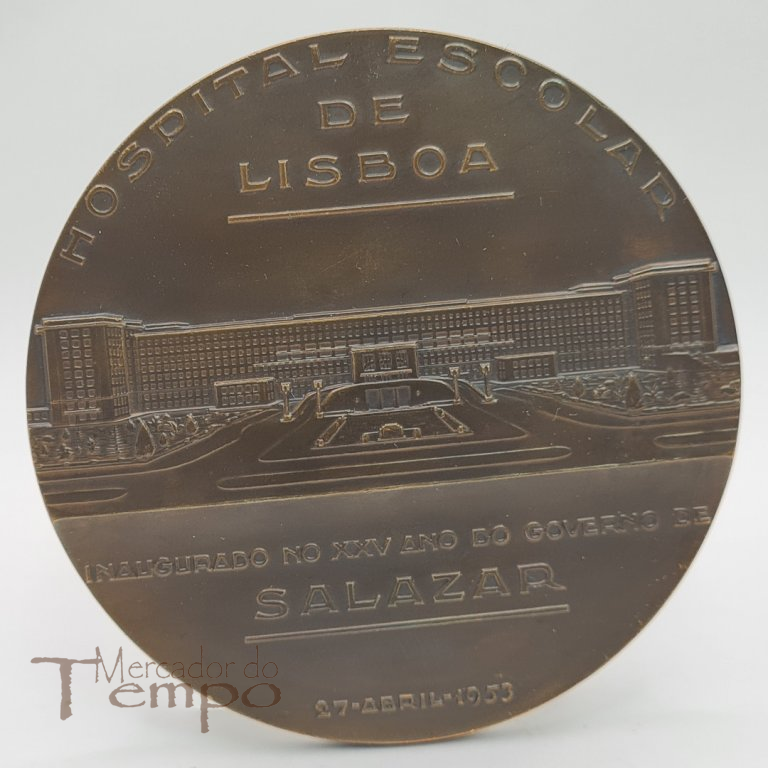 Medalha bronze Inauguração do Hospital Santa Maria,1953 João da Silva