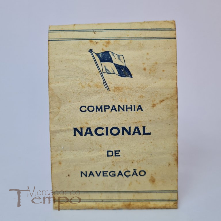 bloco de folhas “Limpa Lentes” oferta da Companhia Nacional de Navegação