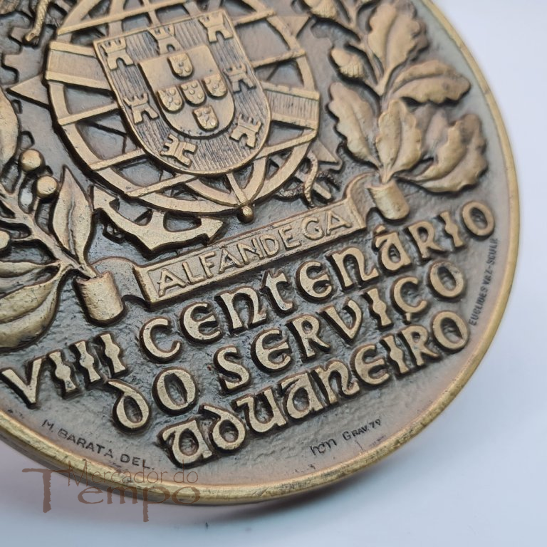 Medalha em bronze 800 anos do Foral da Cidade de Lisboa.