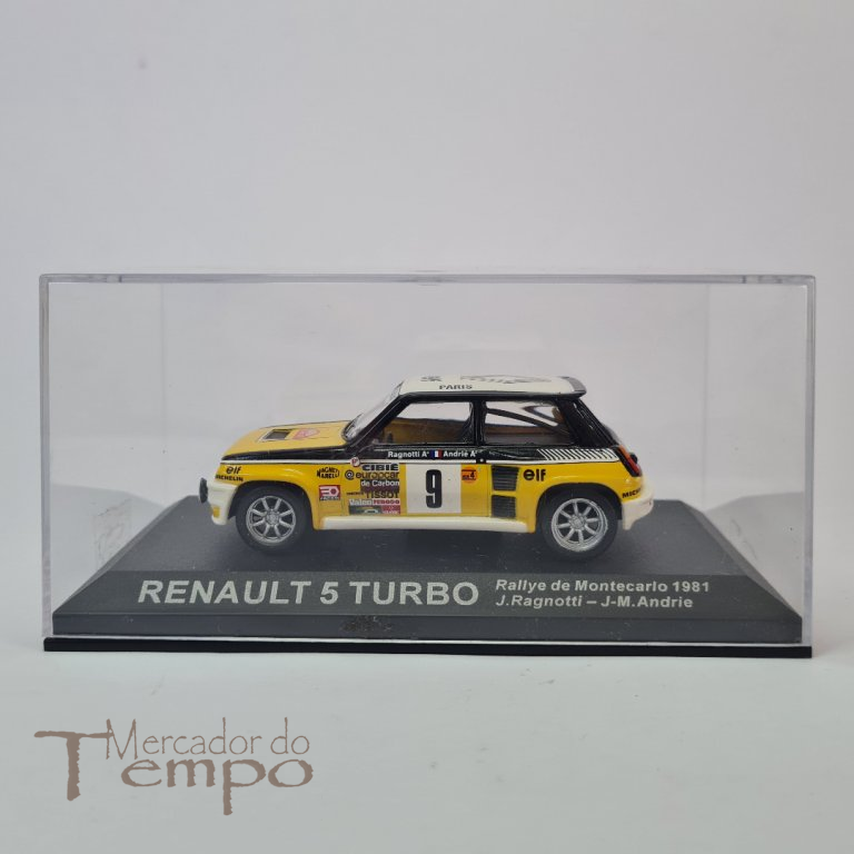 Miniatura 1/43 Altaya Rallye de MonteCarlo 1981, Renault 5 Turbo #9