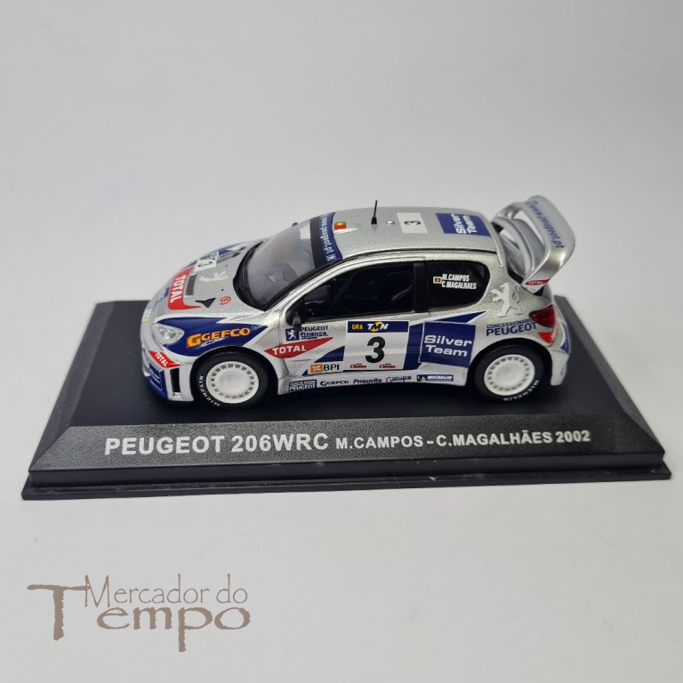 Miniatura 1/43 Altaya Rallye de Portugal 2002, Peugeot206 WRC